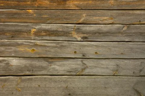 Wall of the old log Stock Photos