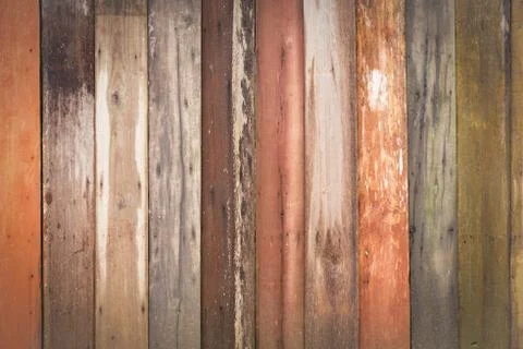 Wall of old woods Stock Photos