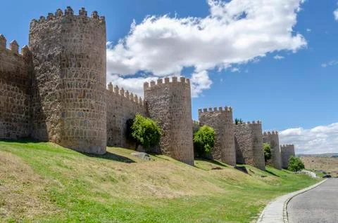 Wall os Avila Stock Photos