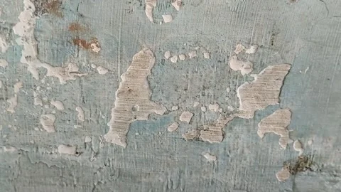 Wall paint that is peeling because the wall is damp 動画素材 288426337