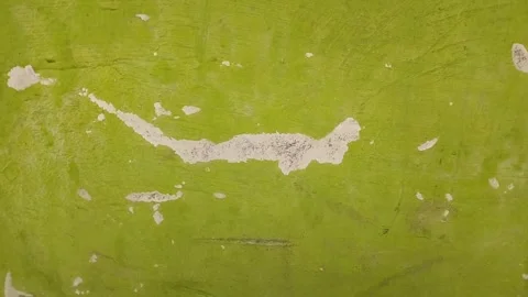 Wall paint that is peeling because the wall is damp 動画素材 296212936