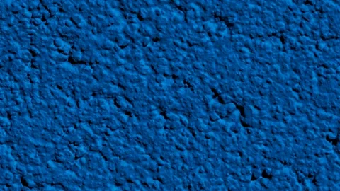 The wall is painted with blue paint with a visible texture Stock Footage 302765738