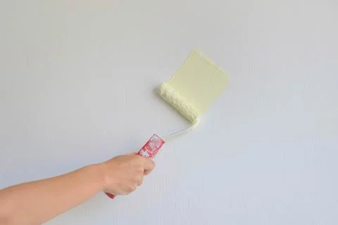 Wall is painted Stock Photos