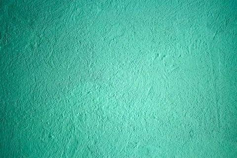 Wall painted with turquoise Stock Photos