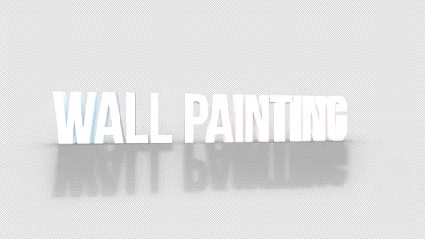 Wall painting Stockbeeldmateriaal 276682381