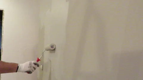 Wall painting roller Stock Footage 101485879