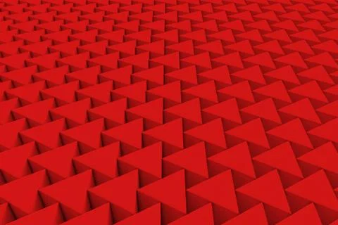 Wall of paper prisms Stock Illustration