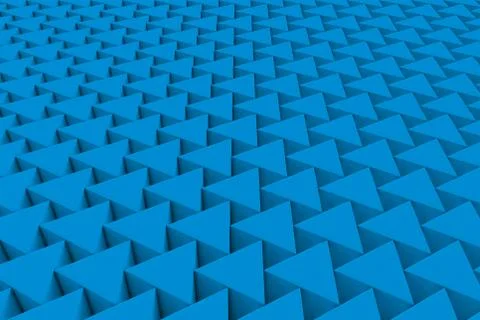 Wall of paper prisms Stock Illustration