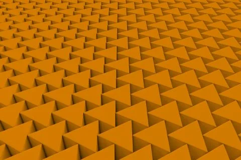 Wall of paper prisms Stock Illustration