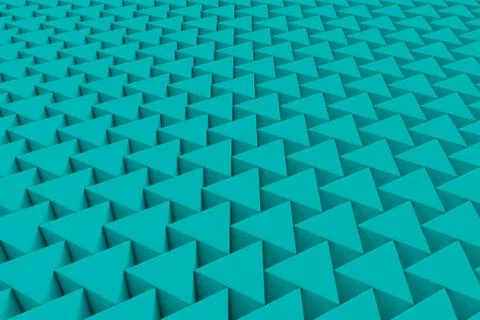 Wall of paper prisms Stock Illustration