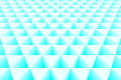 Wall of paper prisms Stock Illustration