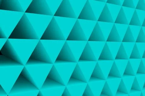 Wall of paper prisms Stock Illustration