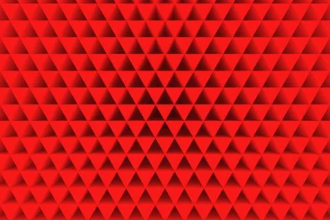 Wall of paper prisms Stock Illustration