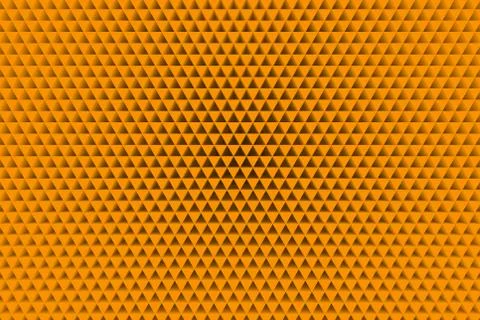 Wall of paper prisms Stock Illustration