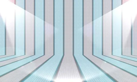 Wall pattern background and white lighting Stock Illustration