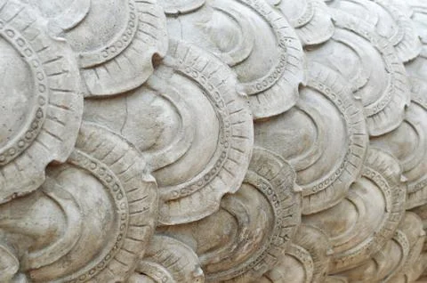 Wall pattern fish scale pattern fish or serpent king of nagas scale dragon Stock Photos