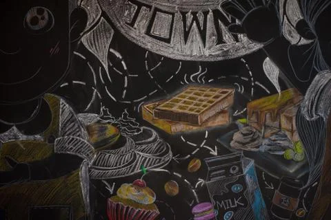 Wall pattern. Stock Photos