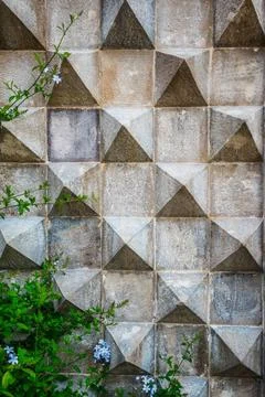 Wall pattern pyramid in shadow. Wall pattern pyramid in shadow.. Copyright... Stock Photos