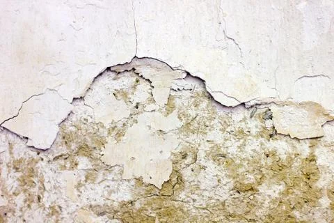 Wall with peeling paint Foto stock