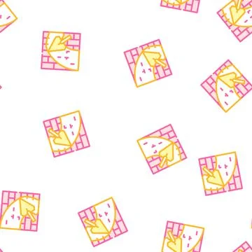 Wall plaster color icon vector flat illustration Stock Illustration