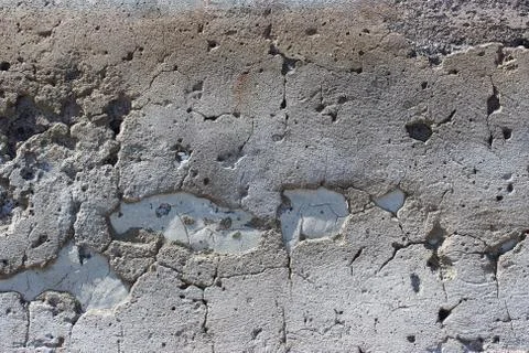 Wall plastered with cement Stock Photos