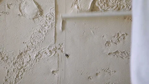 Wall plastering Stock Footage 102166655