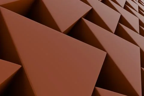 Wall of plastic prisms Stock Illustration