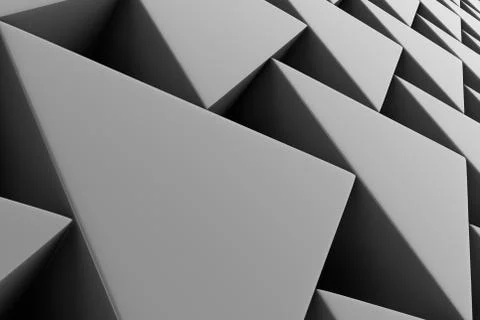 Wall of plastic prisms Stock Illustration