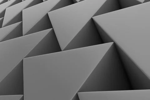 Wall of plastic prisms Stock Illustration