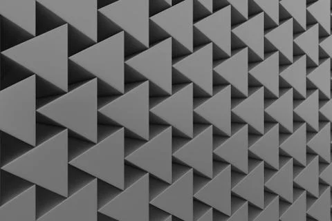 Wall of plastic prisms Stock Illustration