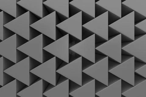 Wall of plastic prisms Stock Illustration