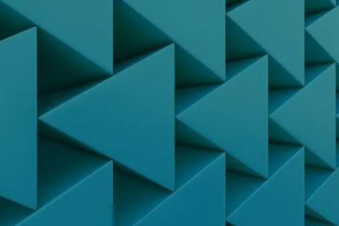 Wall of plastic prisms Stock Illustration