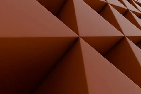 Wall of plastic prisms Stock Illustration