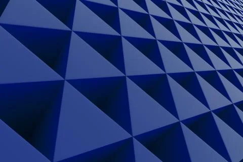 Wall of plastic prisms Stock Illustration