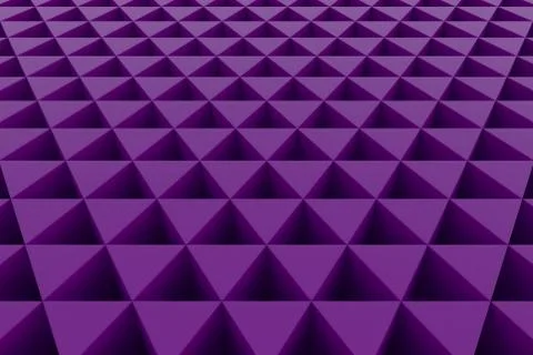 Wall of plastic prisms Stock Illustration