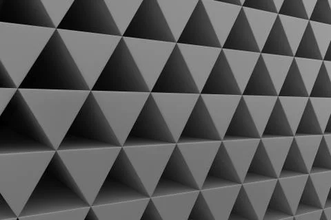 Wall of plastic prisms Stock Illustration
