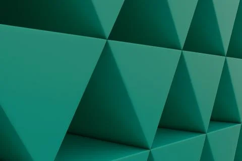 Wall of plastic prisms Stock Illustration