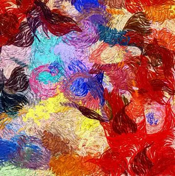 Wall poster print template. Abstract painting art. Hand drawn by dry brush of Stock Illustration