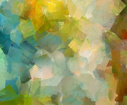 Wall poster print template. Abstract painting art. Hand drawn by dry brush of Stock Illustration