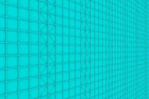 Wall of rectangle tiles with diagonal elements Stock Illustration