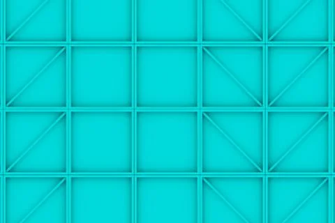 Wall of rectangle tiles with diagonal elements Stock Illustration