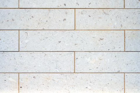 Wall with rectangular granite stone slabs Foto stock