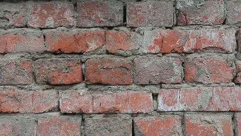 Wall red brick 01 Stock Footage 106490831