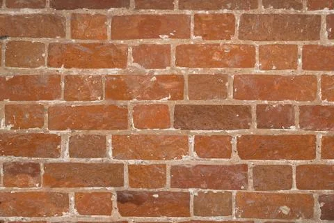 Wall of red brick for the background Foto stock