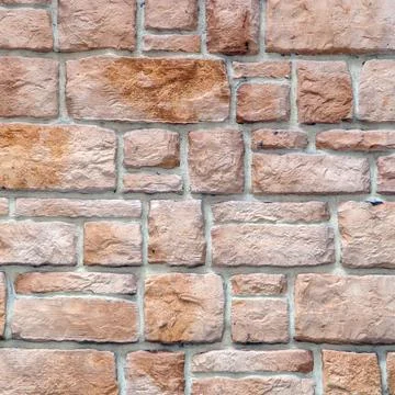 Wall of red brick for the background 스톡 사진