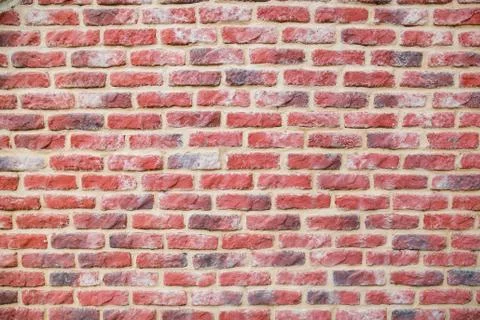 Wall of red brick. The beautiful background. Stock Photos