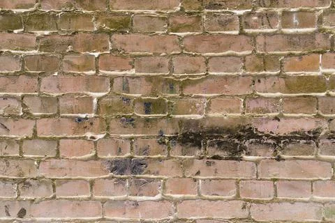 Wall with red bricks. Old brick wall background. grunge brick background Stock Photos