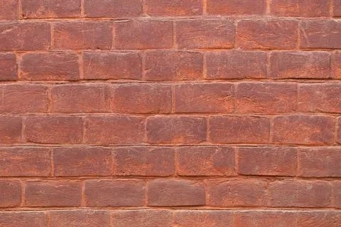 Wall with red bricks. Old brick wall background. grunge brick background Stock Photos