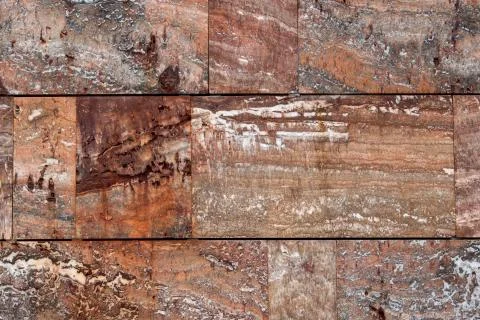 Wall of red marble Stock-Fotos