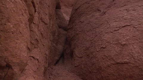 Wall of red mountains 스톡 동영상 138867576